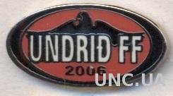 футбольный клуб Ундрид (Фареры) ЭМАЛЬ /Undrid FF,Faroe football enamel pin badge