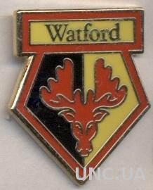 футбольный клуб Уотфорд (Англия)2 ЭМАЛЬ / Watford FC, England football pin badge