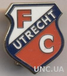 футбольный клуб Утрехт (Голландия)3 ЭМАЛЬ /FC Utrecht,Netherlands football badge