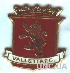 футбольный клуб Валлетта ФК(Мальта) тяжмет /Valletta FC,Malta football pin badge
