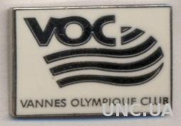 футбольный клуб Ванн ОК (Франция), ЭМАЛЬ / Vannes OC, France football pin badge