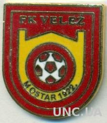 футбольный клуб Вележ Мостар (Босния)№2 ЭМАЛЬ / Velez Mostar,Bosnia football pin