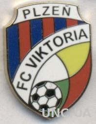 футбольный клуб Виктория Пльзень (Чехия)2 ЭМАЛЬ / Viktoria Plzen,Czech pin badge