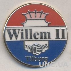 футбольный клуб Виллем II (Голландия) ЭМАЛЬ / Willem II,Netherlands football pin