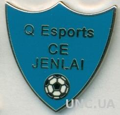футбольный клуб Женлай (Андорра), ЭМАЛЬ / CE Jenlai, Andorra football pin badge