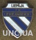 футбольный клуб Звейниекс(Латвия) ЭМАЛЬ /Zvejnieks Liepaja,Latvia football badge