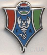 Гамбия, федерация футбола,№2 ЭМАЛЬ / Gambia football federation enamel pin badge