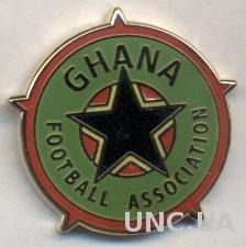 Гана, федерация футбола, №2, ЭМАЛЬ / Ghana football federation enamel pin badge
