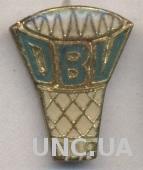 ГДР, баскетбол, федерация, тяжмет / GDR basketball federation badge / DDR DBV