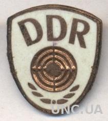 ГДР, стрельба, федерация, ЭМАЛЬ / GDR shooting federation badge / DDR DSV