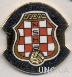 Герцег-Босна,федер.футбола (не-ФИФА)ЭМАЛЬ /Herzeg-Bosnia football federation pin