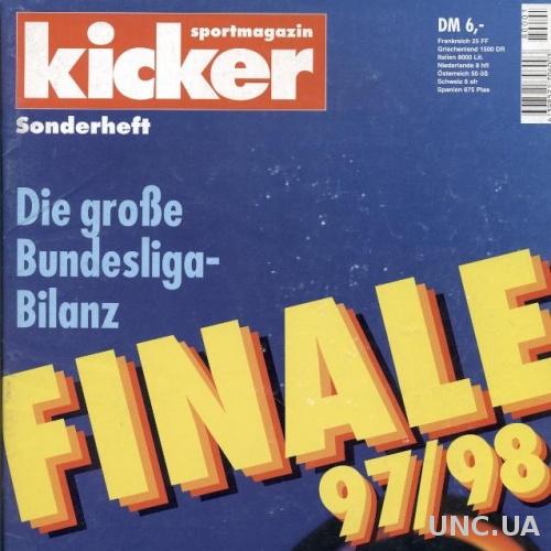 Германия, чемпионат 1997-98 итоги, спецвыпуск Кикер / Kicker Sonderheft Bilanz