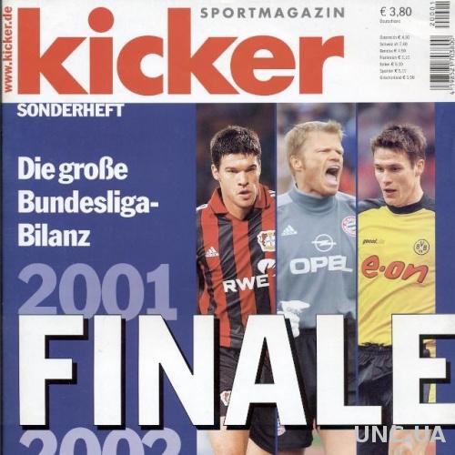Германия, чемпионат 2001-02 итоги, спецвыпуск Кикер / Kicker Sonderheft Bilanz