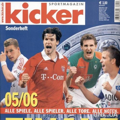 Германия, чемпионат 2005-06 итоги, спецвыпуск Кикер / Kicker Sonderheft Bilanz