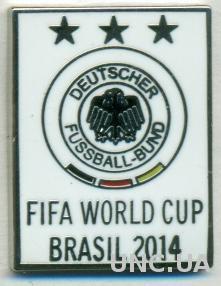 Германия,федерация футбола,№3 ЭМАЛЬ /Germany football union federation pin badge