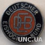 Германия, федерация хоккея,№2 ЭМАЛЬ / Germany hockey federation enamel pin badge