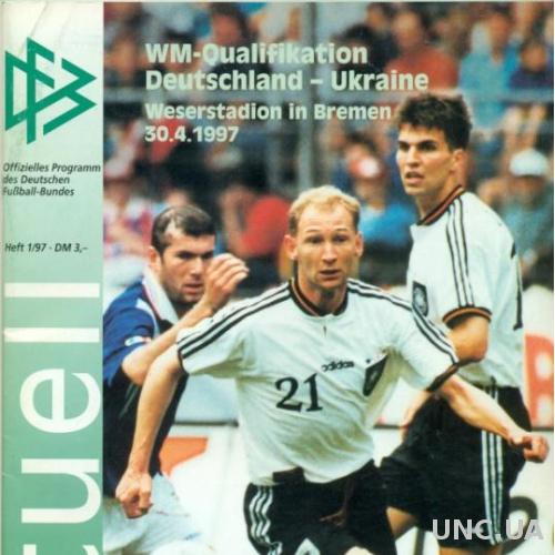 Германия - Украина , 1997 , отбор на ЧМ-98 . Germany vs Ukraine