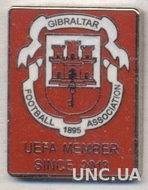 Гибралтар, федерация футбола,№2 ЭМАЛЬ / Gibraltar football federation enamel pin