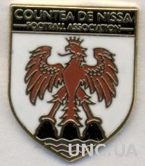 Графство Ницца,федер футбола(не-ФИФА) ЭМАЛЬ /Nice County football federation pin