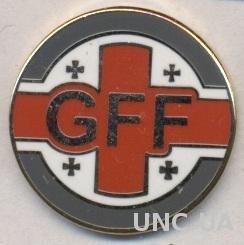 Грузия, федерация футбола,№2 ЭМАЛЬ /Georgia football federation enamel pin badge