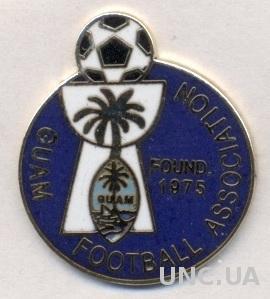 Гуам, федерация футбола,№2 ЭМАЛЬ /Guam football association federation pin badge