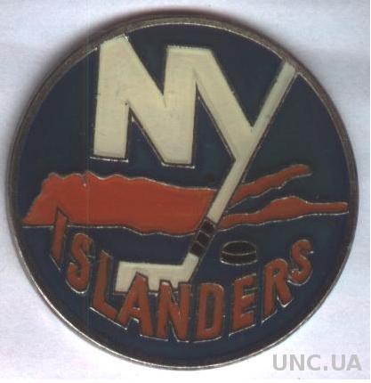 хоккей.клуб Нью-Йорк Айлендерс (США-НХЛ) тяжмет БОЛЬШОЙ / NY Islanders NHL pin