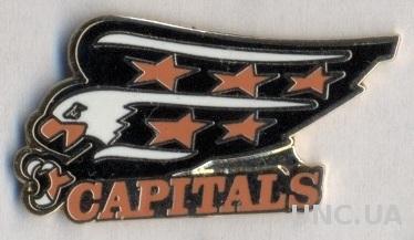 хоккей.клуб Вашингтон Кэпителс (США, НХЛ)2 ЭМАЛЬ / Washington Capitals NHL pin