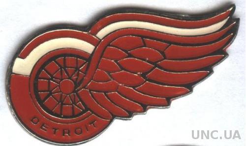 хоккейный клуб Детройт Ред Уингс (США-НХЛ) тяжмет,БОЛЬШОЙ /Detroit Red Wings pin