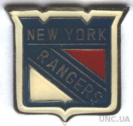 хоккейный клуб Нью-Йорк Рейнджерс (США-НХЛ), тяжмет, БОЛЬШОЙ /NY Rangers,NHL pin