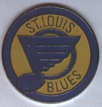хоккейный клуб Сент-Луис Блюз (США-НХЛ) тяжмет, БОЛЬШОЙ / St.Louis Blues,NHL pin