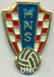 Хорватия, федерация футбола, №1, тяжмет / Croatia football federation pin badge