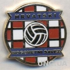 Хорватия, федерация футбола, №2, ЭМАЛЬ / Croatia football federation pin badge