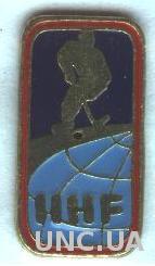 ИИХФ (Всемирная федерация хоккея)№3 тяжмет /IIHF ice hockey federation pin badge