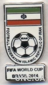 Иран, федерация футбола, №2, ЭМАЛЬ / Iran football federation enamel pin badge