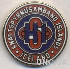 Исландия, федерация футбола, №4, ЭМАЛЬ / Iceland football association enamel pin