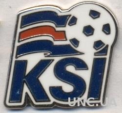 Исландия, федерация футбола,№5, ЭМАЛЬ / Iceland football federation enamel badge