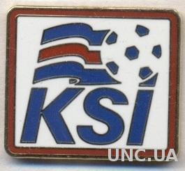 Исландия, федерация футбола, №6, ЭМАЛЬ / Iceland football federation pin badge