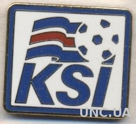 Исландия, федерация футбола, №7, ЭМАЛЬ / Iceland football federation pin badge