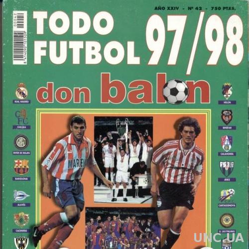 Испания,чемп-т 1997-98 итоги спецвыпуск Дон Балон /Don Balon Todo Futbol summary