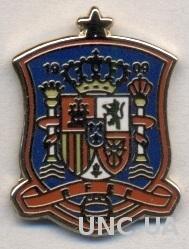 Испания, федерация футбола,№4, ЭМАЛЬ /Spain football federation enamel pin badge