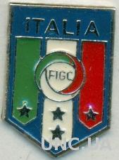 Италия, федерация футбола,№1 тяжмет / Italy calcio football federation pin badge