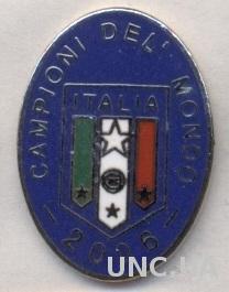Италия (федерация футбола) чемпион 2006 ЭМАЛЬ /Italy football champion pin badge