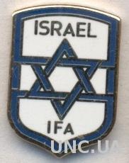 Израиль, федерация футбола, ЭМАЛЬ / Israel football federation enamel pin badge