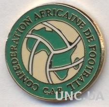КАФ=Африка, конфедерация футбола,№1 ЭМАЛЬ /CAF Africa football confederation pin