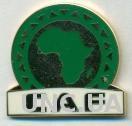КАФ=Африка, конфедерация футбола,№2 ЭМАЛЬ /CAF Africa football confederation pin