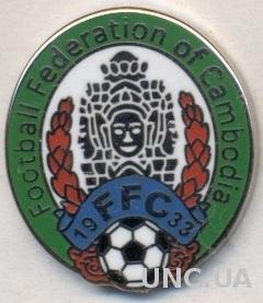 Камбоджа, федерация футбола, №4, ЭМАЛЬ / Cambodia football federation pin badge