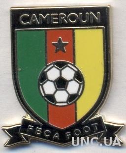 Камерун, федерация футбола, №2, ЭМАЛЬ / Cameroon football federation enamel pin
