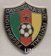 Камерун, федерация футбола, №4, ЭМАЛЬ / Cameroon football federation enamel pin