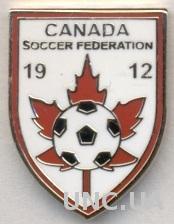 Канада, федерация футбола,№2 ЭМАЛЬ /Canada football soccer federation enamel pin