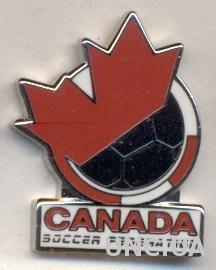 Канада, федерация футбола,№3 ЭМАЛЬ /Canada football soccer federation enamel pin